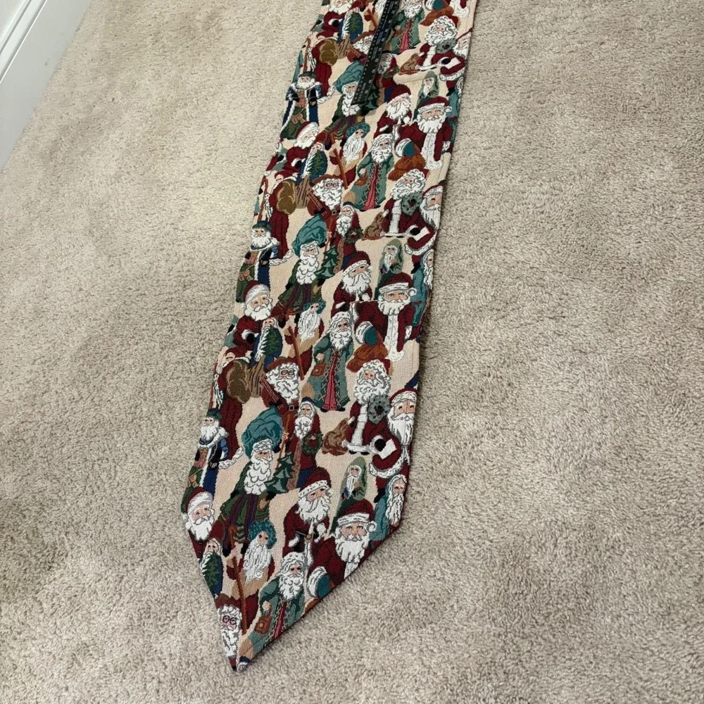 Festive Santa Claus Tapestry Christmas Holiday Table Runner‎ Approx 70x12.5